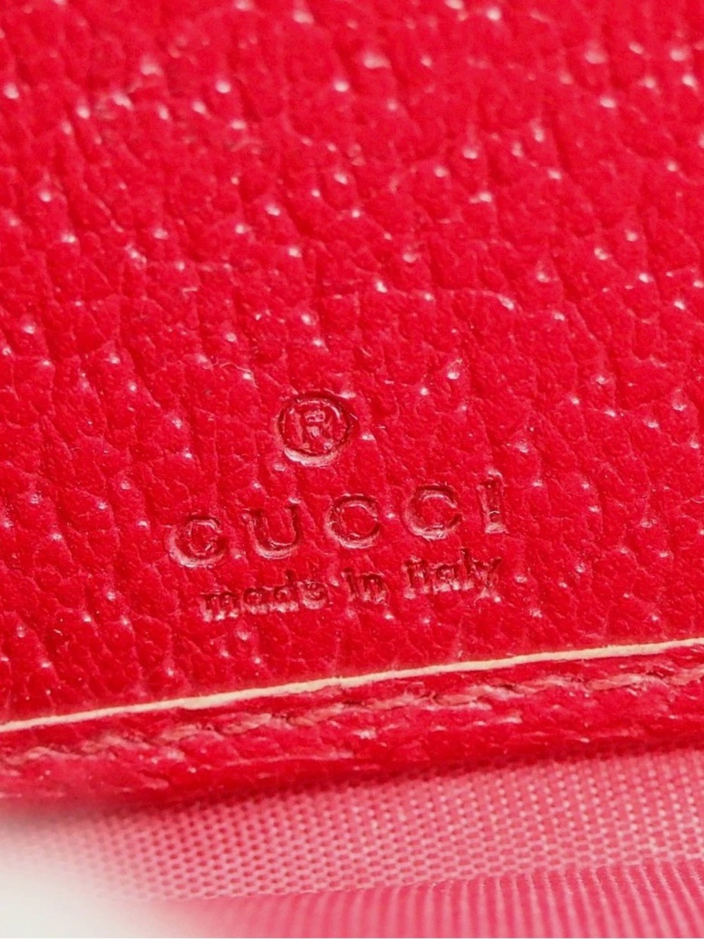 GUCCI Sylvie Stripe Signature Zip Around Wallet 😍❤️🔥 - Picture 6 of 16